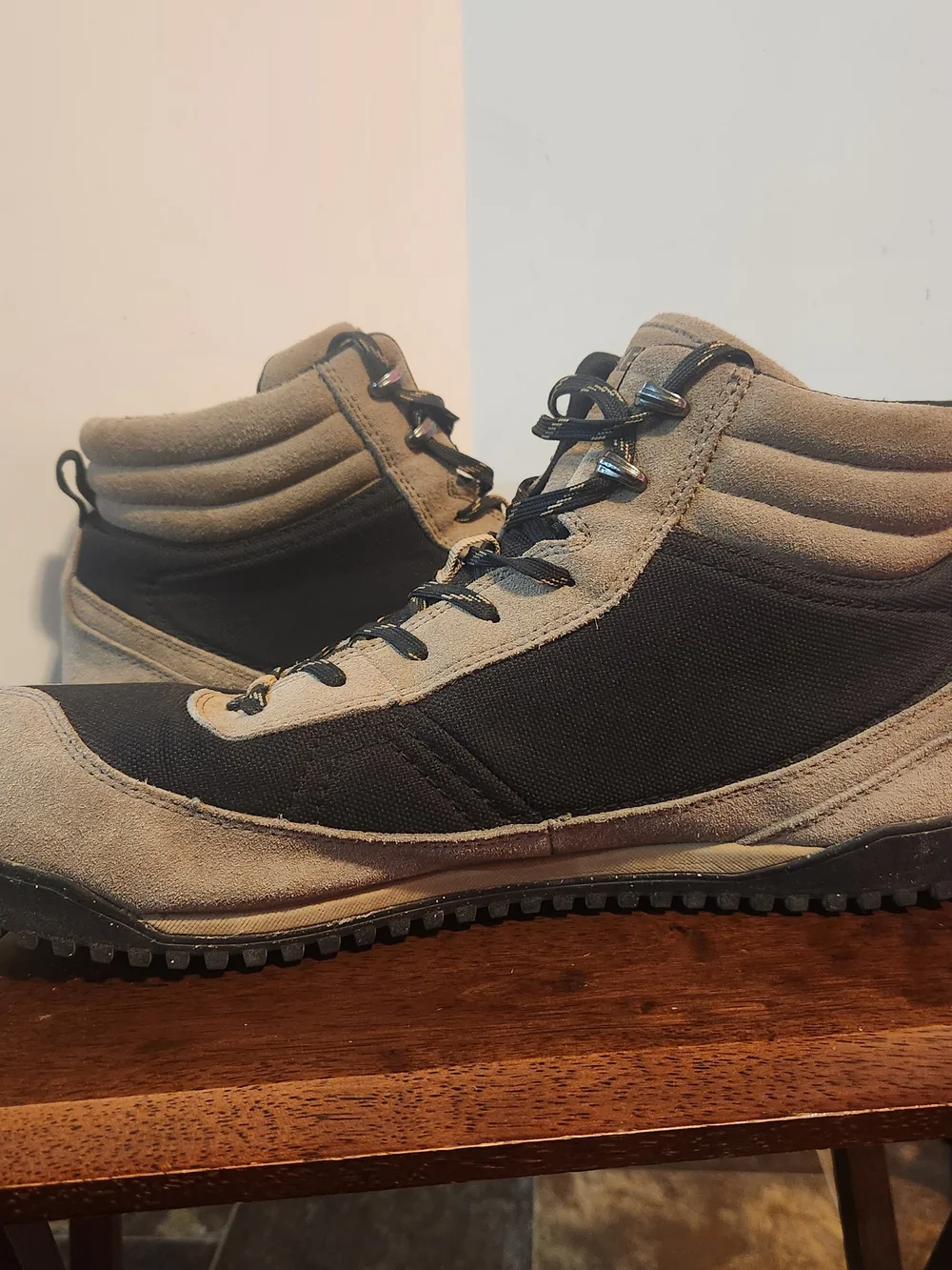 Xero Shoes Boots Mens Sz 15 Brown Beige Black Ridgeway Waterproof Hiking Suede
